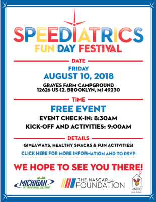 Speediatrics FunDay Festival in Michigan 